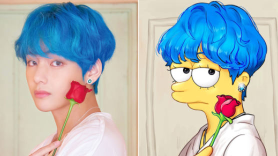 How V Unintentionally Started a Simpson Drawing Competition