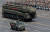러시아가 지난 5월 제2차 세계대전 전승기념일에 모스크바에서 공개한 RS-24 야르스 이동식 대륙간탄도미사일(ICBM). [타스=연합뉴스] 