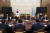 문재인 대통령이 22일 오후 청와대에서 한일군사정보보호협정(GSOMIA·지소미아) 관련 국가안전보장회의(NSC) 상임위 회의 내용을 보고받고 있다. [사진 청와대]