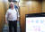 스티븐 비건 미 국무부 대북특별대표가 22일 오후 서울 광화문 한 음식점에서 저녁식사를 마친 뒤 호텔로 향하고 있다.[연합뉴스]