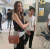 21일 연세대 국제캠퍼스를 찾은 앤젤리나 졸리(왼쪽)와 장남 매덕스. [인스타그램 캡처(@xx_efu)]