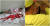 2014년 데프콘이 트위터에 올린 사진(왼쪽)과 2019년 데프콘이 아스카 벽지를 뜯어내고 있다. [온라인 커뮤니티·유튜브]