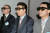 2004년 9월 당시 노무현 대통령이 진대제 정보통신부 장관(오른쪽), 노성대 방송위원장과 함께 입체영상 시스템을 체험하고 있다.