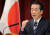 간 나오토 일본 총리가 2010년 8월 10일 도쿄 총리공관에서 ‘한일병합 100년에 즈음한 총리 담화’를 발표하고 있다. / 사진:AFP/연합뉴스