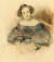 마리 도르발. 유명한 여배우로서 조르주 상드의 친구였다. 1831년 경. 폴 들라로쉬의 석판화. [출처, Wikimedia Commons (Public Domain)]