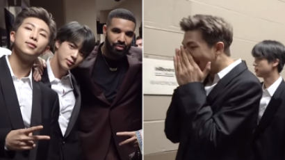 Watch RM Fanboying Over DRAKE At The Billboard Awards 2019