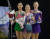 지난달 23일 2019~20 ISU 주니어 그랑프리 1차 대회 여자 싱글에서 은메달을 딴 위서영(왼쪽). [사진 ISU홈페이지]
