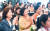 2일 오후 김정숙여사와 나라펀 총리부인이 태국 방콕 차리트리움 리버사이트 호텔에서 열린 한-태 교육부 주관 한국어 말하기 대회에 참석하고 있다. [청와대사진기자단]
