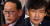 김도읍 자유한국당 의원(왼쪽)과 조국 법무부 장관 후보자. [뉴시스, 중앙포토]