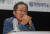 홍준표 자유한국당 전 대표가 3일 오후 경남 창원대학교 봉림관 1층 소강당에서 열린 &#39;홍준표와 청년 네이션 리빌딩을 발하다&#39;에서 발언을 하고 있다. [뉴스1]