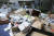 지난해 9월 서울 강남의 한 아파트 단지에서 배출된 재활용 쓰레기가 쌓여있다. [연합뉴스] 