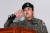 비무장지대(DMZ) 수색 작전 중 북한의 목침 도발로 두 다리를 잃은 하재헌 중사가 지난 1월 31일 육군1사단 수색대대에서 열린 전역식에서 인사말을 하고 있다. [중앙포토]