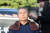 황교안 자유한국당 대표가 16일 서울 청와대 분수대 앞에서 조국 법무부 장관 임명에 반발하며 삭발을 하고 있다. 변선구 기자 