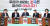 바른미래당 오신환 원내대표(가운데)가 17일 오전 국회에서 열린 원내대책회의에서 발언하고 있다. [연합뉴스]