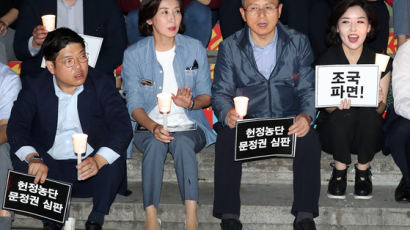 한국당, 광화문 2차 촛불집회…“조국 배후엔 문 대통령”