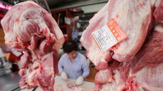 급등했던 돼지고기 도매가 800원↓…"경매 재개 출하량 늘면서 안정"