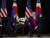 문재인 대통령이 23일 오후 (현지시간) 미국 뉴욕 인터콘티넨탈 호텔에서 도널드 트럼프 미국 대통령을 만나 반갑게 악수하고 있다. [연합뉴스]