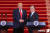 문재인 대통령과 트럼프 미국 대통령이 지난 6월 30일 오후 청와대에서 열린 공동기자회견에서 악수를 하고 있다. [뉴스1]
