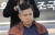 자유한국당 황교안 대표가 16일 오후 청와대 앞 분수대 광장에서 &#39;조국 법무부 장관 파면 촉구&#39; 삭발식을 하고 있다. [연합뉴스]