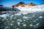 그린란드의 빙하가 녹아 바다에 떠 있는 모습. [AFP=연합뉴스]