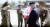 2015년 4월 30일, 제5차 인민군 훈련일꾼대회 도중 당시 군부 1인자로 알려진 황병서 인민군 총정치국장이 김정은 노동당 제1비서보다 한 걸음 정도 앞섰다가 깜짝 놀라 뒤로 물러섰다. / 사진:조선중앙TV 캡처