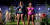 플러스 사이즈 모델들이 &#39;새비지x펜티&#39;의 컬렉션 쇼에서 분홍색과 파란색 표범 무늬 속옷을 입고 포즈를 취하고 있다. [사진 새비지x펜티 홈페이지]