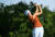 허미정이 29일 열린 LPGA 투어 인디 위민 인 테크 챔피언십 3라운드에서 6번 홀 티샷을 시도하고 있다. [AFP=연합뉴스]