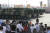 중국 베이징 톈안먼 광장에서 1일 열린 신중국 70주년 기념 열병식에 둥펑-41 대륙간탄도미사일(ICBM)이 선보이고 있다.[AP=연합뉴스]