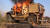 예멘 반군 후티의 공습을 받은 사우디군 차량이 불길에 휩싸이고 있다.후티 반군은 29일 관련 동영상을 공개했다.[로이터=연합뉴스]
