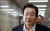 김무성 자유한국당 의원이 25일 서울 여의도 국회에서 열린 원내대표-중진의원 연석회의에 참석하고 있다. [뉴스1]