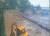 3일 강원도 삼척시 해변도로가 태풍 &#39;미탁&#39;이 뿌린 폭우로 산사태가 발생해 차량이 통제되고 있다. [사진 삼척시청]