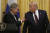 사울리 니니스퇴 핀란드 대통령(왼쪽)과 도널드 트럼프 미국 대통령이 2일(현지시간) 미국 백악관에서 정상회담을 마치고 기자회견에 나선 모습. [AP=연합뉴스]