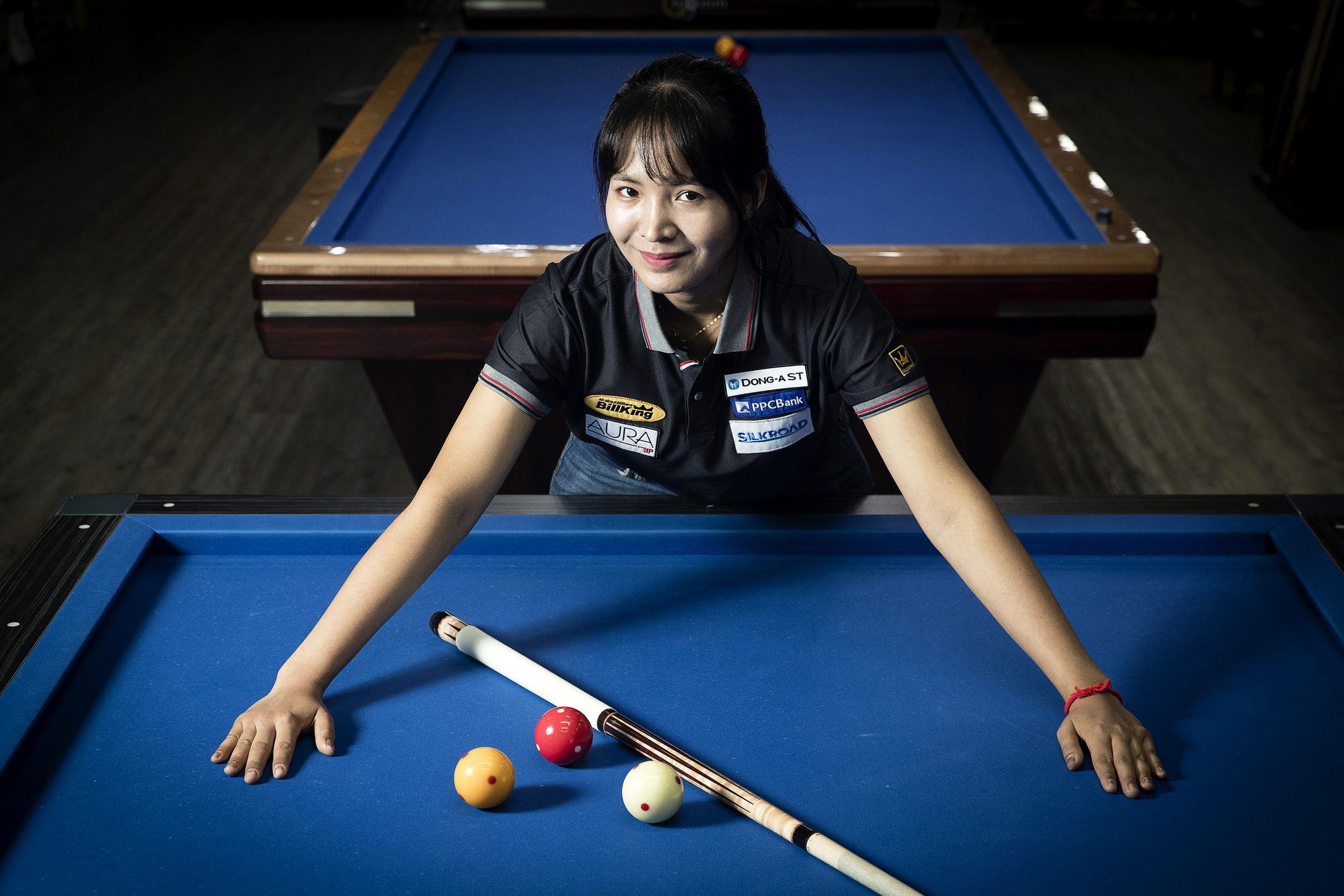 2년 연속 세계 여자3쿠션 세계선수권대회 3위에 오른 당구 캄보디아댁 스롱 피아비. 장진영 기자