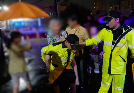[착한뉴스]가슴까지 차오른 물에서 할머니 업고 나온 경찰