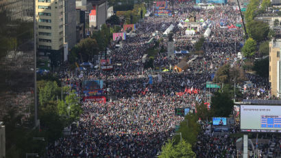 청와대 앞에서도 '조국 반대' 집회…"조 장관 문제 있어"