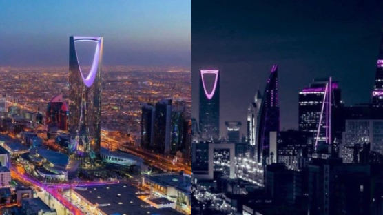 Saudi Arabia Lights Up in Purple to Welcome BTS