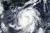 일본 열도에 접근하는 대형 태풍 &#39;하기비스&#39; 위성 사진. [AP=연합뉴스]