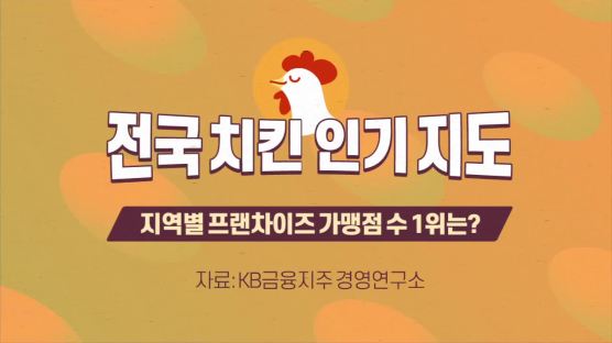[영상] 우리 동네 최고 치킨집은? 전국 치킨 인기 지도