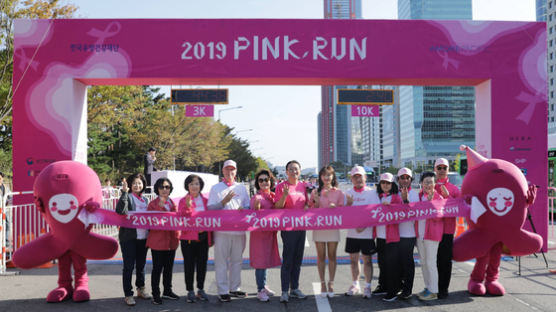 [사진] 유방암에 관심을 … 1만 명 핑크런