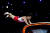 13일 세계선수권대회 남자 도마 결선에서 뛰고 있는 양학선. [신화=연합뉴스]