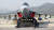 14일 오전 경기 성남 서울공항에서 열린 &#39;서울 국제 항공우주 및 방위산업 전시회&#39;(서울 ADEX 2019) 프레스 데이 행사에서 공군의 한국형 차세대 전투기(KF-X)의 실물모형이 공개되고 있다.[연합뉴스]