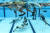 인도네시아 남자 수중하키팀 선수들이 지난 달 25일 자카르타 세나얀 아쿠아틱센터에서 훈련하는 모습. [AFP=연합뉴스]