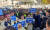 25일 오전 외교부 정문 앞에서 농민단체 회원들이 WTO 개도국 포기 방침 철회를 요구하는 집회를 하고 있다. [연합뉴스]