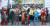 스파이더맨과 캡틴 마블,아이언맨 등 어벤져스 히어로들이 27일 오전 서울 여의도공원에서 열린 &#39;마블런 2019&#39;에 참가하고 있다.[뉴스1]