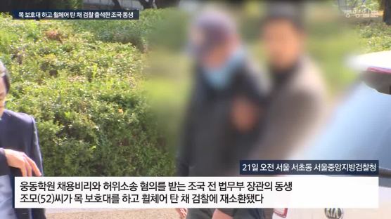 [속보] 檢, '웅동학원 채용비리' 조국 동생 구속영장 재청구