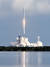 2017년 9월 플로리다 케네디우주센터에서 X-37B를 실은 스페이스X 팰컨9 로켓이 발사되고 있다.[사진 나사]