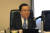 문희상 국회의장이 6일 일본 도쿄(東京)의 데이코쿠(帝國)호텔에서 열린 도쿄 주재 한국 특파원과의 간담회에서 발언하고 있다. [연합뉴스]
