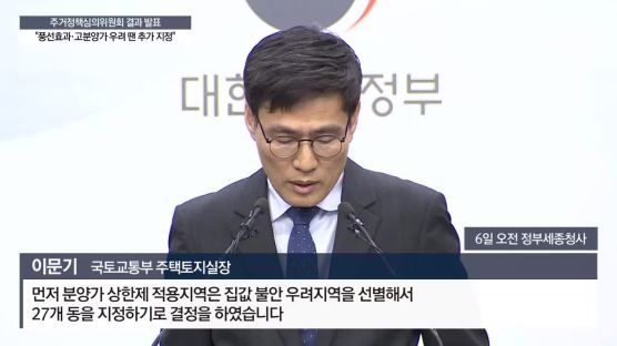 [상한제 일문일답] "풍선효과·고분양가 우려 땐 추가 지정"