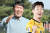 차범근 전 한국 축구대표팀 감독(왼쪽)과 손흥민 선수. 최정동 기자,[로이터=뉴시스]