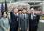 뉴욕을 방문한 고 노무현 전 대통령을 안내하고 있는 마이클 블룸버그(왼쪽에서 두번째) 당시 뉴욕시장. [중앙포토] 